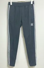 【222231】adidas アディダス  ジャージ　パンツ　スリーストライプス　ウエストゴム　S  ・ ブラック