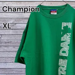 【稀少】Champion チャンピオン ノートルダム Tシャツ　サイズXL　グリーン　メンズ　ヴィンテージ