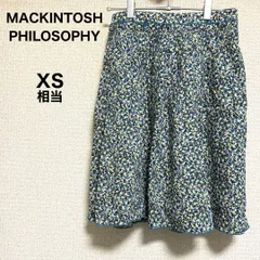 【XS】  MACKINTOSH PHILOSOPHY マッキントッシュ フィロソフィー スカート ひざ丈 レディース 花柄 総柄