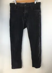 UNIQLO ヒートテックウルトラストレッチスリムフィットジーンズ メンズ 34 ブラック 4021202512170034