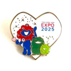 ミャクミャク モリゾー キッコロ ピンバッジ 大阪関西万博 波乗り