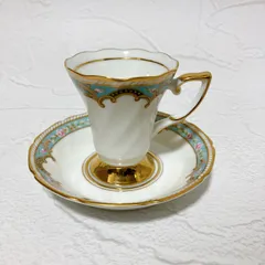 HOYA エスプレッソコレクション エスプレッソカップ 金彩 アンティーク 花柄 デミタスカップ