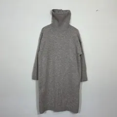 アーバンリサーチロッソ タートルネックニットワンピース 38 M ベージュ