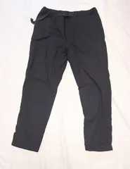 【224378】UNIQLO ユニクロ  ヒートテックウォームイージーパンツ　ストレート　ポリ・コットン混　L メンズ  ・ ブラック