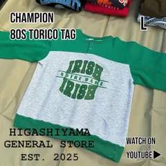 【80s】希少ヘンリーネック Championトリコタグ Notre Dame 米国製