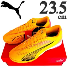 プーマ ジュニア サッカー トレーニングシューズ トレシュー 23.5 PUMA スニーカー オレンジ シューズ キッズ ジュニア 子供靴 JR