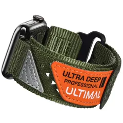 【人気商品】ULTIMAL コンパチブル Apple Watch バンド アップルウォッチバンド 38/40/41mm ナイロン 中空 通気性 交換ストラップ スポーツバンド マジックテープ メンズ レディース iWatch 9/8/7/6/5/4/3/2/1