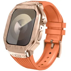 【在庫処分】メンズ 9/SE/8/7/6/5/4対応 Series かっこいい Watch アップルウォッチ Watch Apple バンド Apple 一体型バンド カバー付き watch apple apple 45mm/44mm watch バンドとケー