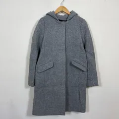 グリーンレーベルリラクシング ウールコート 42 XL グレー ドットボタン