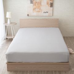 全周ゴム付き ピーチスキン 厚み30cm対応 マットレスカバー 丸洗いOK ショート セミシングル 80×200×35cm ボックスシーツ グレー シルフィーズ