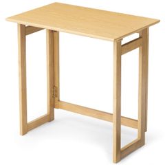 省スペース 収納可能 木製 コンパクト 【完成品】 幅70×45cm ナチュラル 折り畳みデスク 54900000(82149) タンスのゲン
