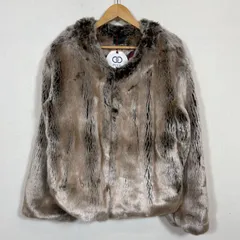 タグ付 PULP ベイクルーズ フェイクファーノーカラーブルゾン コート