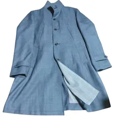 ZM1702 TAKAQ タカキュー　ハイネックロングコート　スーツ　ビジネス　冠婚葬祭　メンズ　２XL