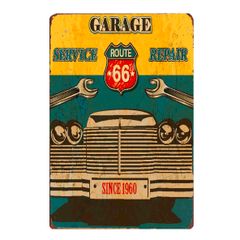 新品 [ALOHAMONI] アメリカン USA ブリキプレート 看板 ヴィンテージ メタルプレート ナンバー ライセンス アンティーク レトロ 警告 カリフォルニア 西海岸 ハワイ (ガレージ④Route66)