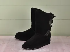 E378 メンズ BEARPAW ムートンブーツ 黒 44 27cm