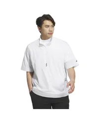 [アディダスゴルフ] ゴルフジャケット コードカオス ハーフジップ半袖ウィンド メンズ ホワイト [ホワイト] [XL]