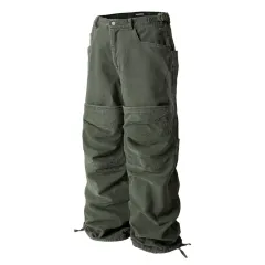 ROAR ロア ウォッシュド フリップ ニ パンツ m