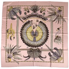 【希少】HERMES エルメス カレ90 BRAZIL ブラジル スカーフ エルメス HERMES カレ 90 BRAZIL ブラジル スカーフ シルク ピンク