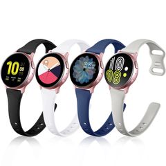 GEAK Galaxy Watch 7用バンド/Galaxy Watch 4 6 Classic 42mm 46mm 43mm 47mm/Galaxy Watch 5 Pro 45mm、20mmスリムバ [ブラック/ホワイト/グレー/ネイビーブルー。] [S]