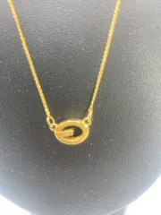 GIVENCHY ジバンシー Gロゴ ネックレス ゴールドカラー ロゴモチーフ チェーンネックレス ヴィンテージ アクセサリー メンズ レディース