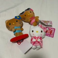 ハローキティ タンニングキティ キーホルダー SET セット 出品