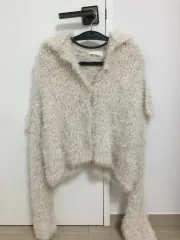 アンゴラ カーディガン