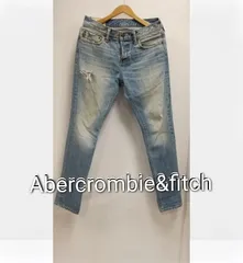 ks30◆Abercrombie&Fitch アバクロンビー&フィッチ ダメージジーンズ メンズ W29 L32