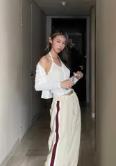 クリスタル アイリス リネン セットアップ