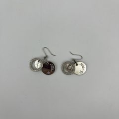コンアフェット Pt900 コインモチーフピアス ダイヤ0.06ct - メルカリ