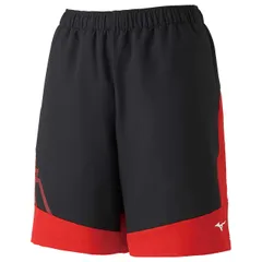 [Mizuno] テニスウェア ゲームパンツ スタンダード 吸汗速乾 ソフトテニス バドミントン 62JB9001 ブラック×サルサ M [ブラック×サルサ] [M]