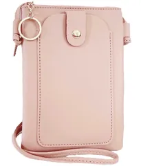 軽量 携帯ポーチ 斜めがけ 薄型 スマホポシェット ショルダー 財布 レディース スマホポーチ シンプル [Monlyu]