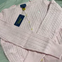 ポロ ケーブル ニット カーディガン 含む