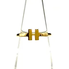 ティファニー TIFFANY&Co. Tワイヤー リング YG イエローゴールド 指輪 リング 9号 750 レディース 【中古】