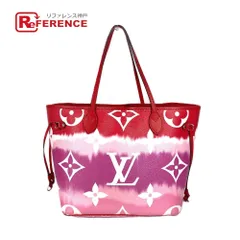 LOUIS VUITTON ルイヴィトン トートバッグ ネヴァーフルMM M45127 モノグラムキャンバス レッド