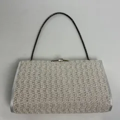 和装バッグ 優品 カジュアル 幾何学 クリーム 和装小物  【中古】