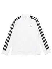 [アディダスゴルフ] スリーストライプス 長袖フルジップジャケット [ホワイト] [L]