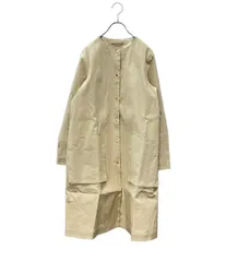 トラディショナルウェザーウェア ノーカラーコート ARKLEYLONG L221APFC00156BL レディース SIZE 34 (XS) Traditional Weatherwear