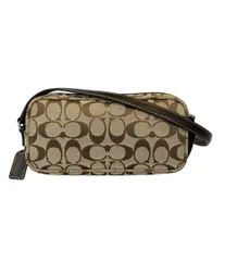 美品 コーチ ショルダーバッグ 斜めがけ シグネチャー 6073 レディース COACH