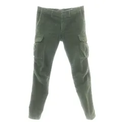 【中古】インコテックス INCOTEX ストレッチコットン カーゴパンツ グリーン【サイズ33】【メンズ】