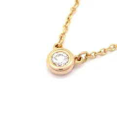 TIFFANY&Co.(ティファニー) ネックレス美品  バイザヤード K18PG×ダイヤモンド 1Pダイヤ