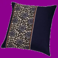 【人気商品】西川 】座布団カバー 【 銘仙判(55X59cm) 洗える 菊唐草模様 nishikawa 日本製 ブルー PG02083093