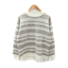 チャオパニック ティピー CIAOPANIC TYPY ニット セーター 長袖 ハイネック ノルディック柄 ONE 白 ホワイト ベージュ /SY27