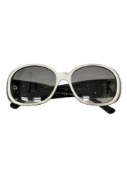 シャネル 5113 サングラス  ホワイト セルフレーム フルリム ウェリントン フラワー ITECYA8X1XNK