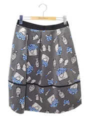 エムズグレイシー⭐️香水瓶柄が可愛いスカート（40）新品タグ付き ☆新品・未使用☆エムズグレイシースカート香水瓶柄 40サイズ M'S