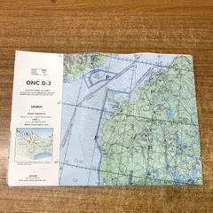 ▲01)【1点限り!】米軍 航空地図 フィンランド北部 ボスニア湾/1:1000000/ミリタリー/防空/AD12/ONC/冷戦/A