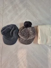 帽子外マフラー