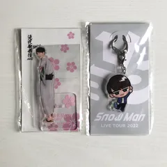 Snow Man 渡辺翔太 アクリルスタンド 滝沢歌舞伎ZERO FINAL Snow Man LIVE TOUR 2022 Labo. すのチルぶら下がりシリーズ(アクリルキーホルダーver.) 2種 セット