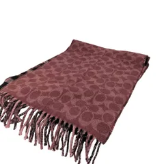 コーチ COACH チェック シグネチャー リバーシブルマフラー レディース 表記無 