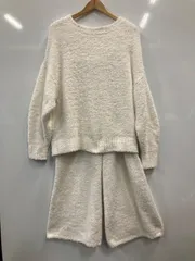 ピB132●GELATOPIQUE●ジェラートピケ●レディース●パジャマ●ルームウェア●上下セット●sizeF●白