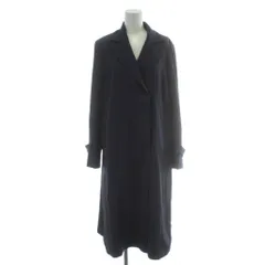 コルディア CORDIER チェスターコート スプリングコート ロング 40 ネイビー 紺 総裏地 /KW ■GY58